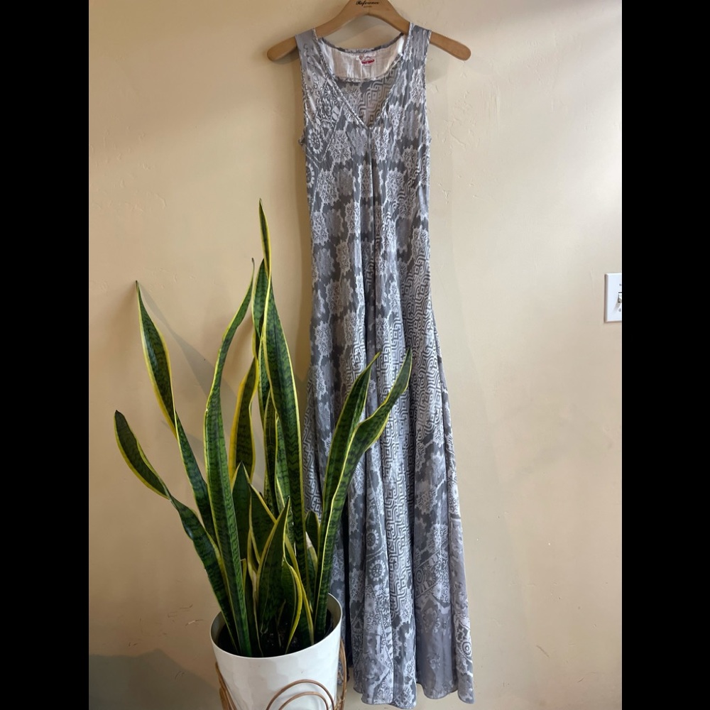 Johnny Was Biya Silk Maxi Dress